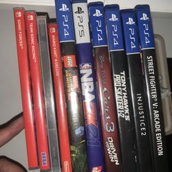 PlayStation And Nintendo Games