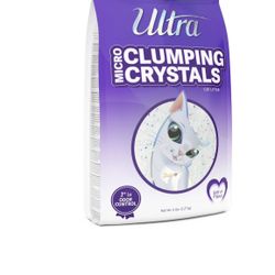 2 Bags: Ultra Clumping Crystals For Cats
