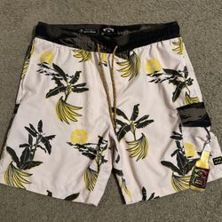 Mens Billabong Board Shorts With Bottle Opener