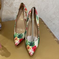 Flower Red Bottom Heels