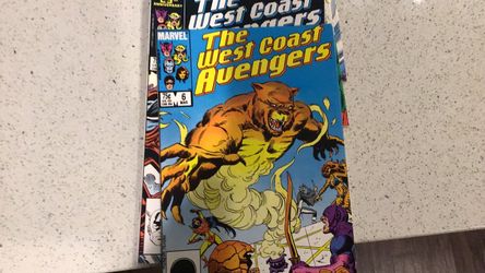 Vintage 1980’s the west coast avengers comics books lot of 5