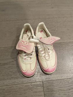 Adidas Samba LT Color Fade Pack - Cream Shock Pink JR5998 Women's Size 5 1/2