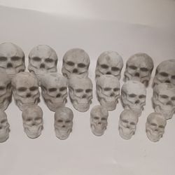 Handmade Concrete Skulls