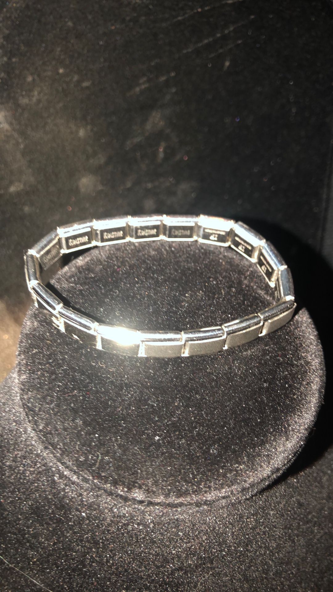 Italian Charm Bracelet Silver Tone