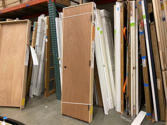 NEW! RELIABILT Hollow Core 24″ Lauan Flush Left Hand Swing Pre Hung Door