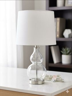 JONATHAN Y Anya small Glass Table Lamp