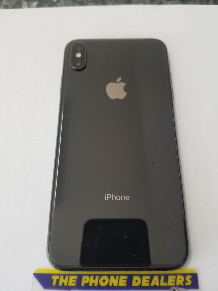 Unlocked iphone XS max 256g black excellent clean imei