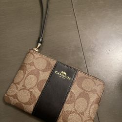 Coach wristlet 