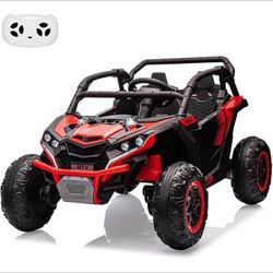Brand new in the box  P Series: 24V Ride On Utv For Kids,2 Seater 4WD Electric Truck With Remote Control, High And Low Speed Adjustment, Led Lights,4-