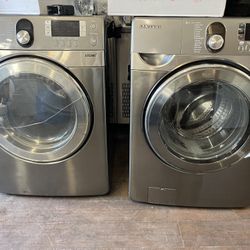 Samsung Set Washer And Dryer Front Loads 