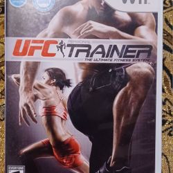 UFC Training Trainer CD Nintendo Wii Video Game Exercise 