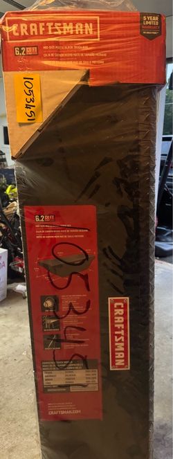 Craftsman 6.2 Cu Ft Mid-Size Matte Black Truck Box