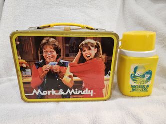Mork & Mindy  Metal Lunch Box  / Thermos