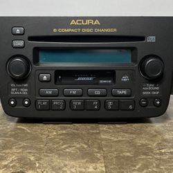 1(contact info removed) Acura MDX AM FM cassette 6-disc CD radio receiver  39100-S3V-A230