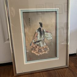 Japanese Gold-Framed art
