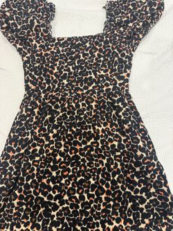 CHEETAH PRINTED KIDS DRESS