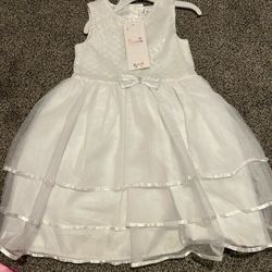 White 4T Dress