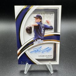 2022 Panini Immaculate Collection - Shadowbox Signatures Logan Gilbert Auto