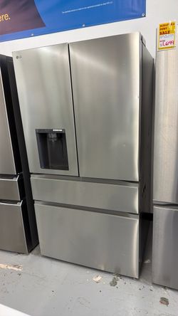 New LG 4 Door Refrigerator Stainless Steel