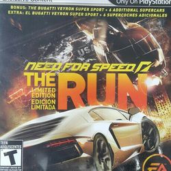 NEED FOR SPEED THE RUN FOR PS3