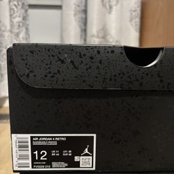 Jordan 4 Black Cat Size 12 2025 - Brand New w/ Receipt