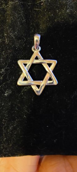 Sterling Silver Star of David Charm