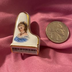  Limoges RARE Micro Hand Painted Piano