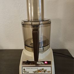 Sunbeam Vista Mixmaster Food Processor Model 714-38