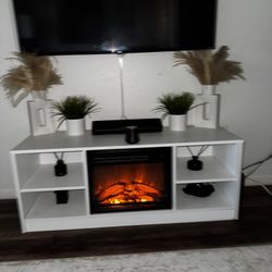 Fire Place Tv Stand 