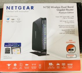 Netgear N750 wireless Dual Band Gigabit Router