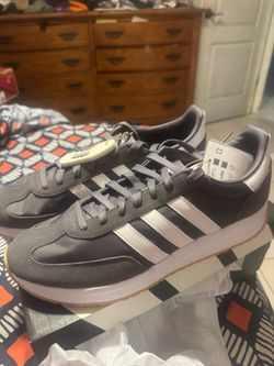 Adidas Grey Low-Top Sneakers with Tags