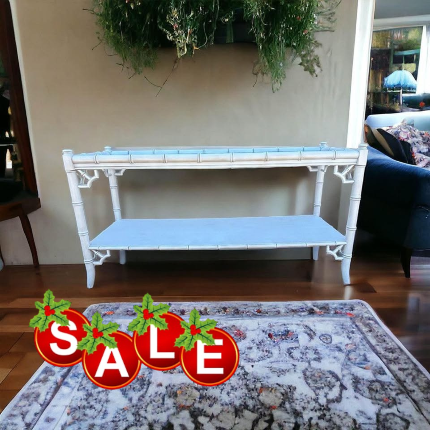 White Thomasville Sofa Table! Quality Piece Ready for your Home!