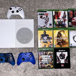 Xbox One W/ Controllers and Games