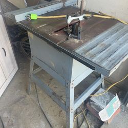 Table Saw And Bench Drill