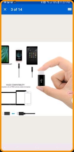 3.1 Type C Charger Adapter USB-C to Micro USB Converter