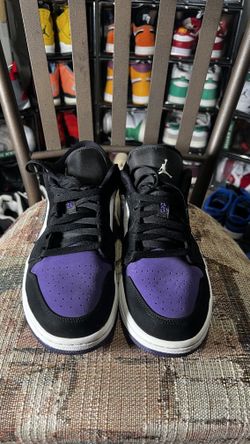 Jordan 1 Low Court Purple