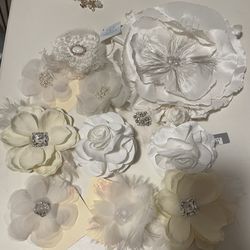Flower hair clips bundle 