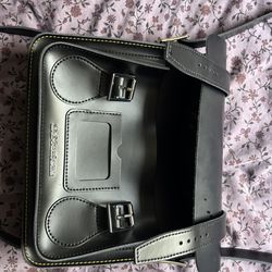 Dr Martens Leather Messenger Bag