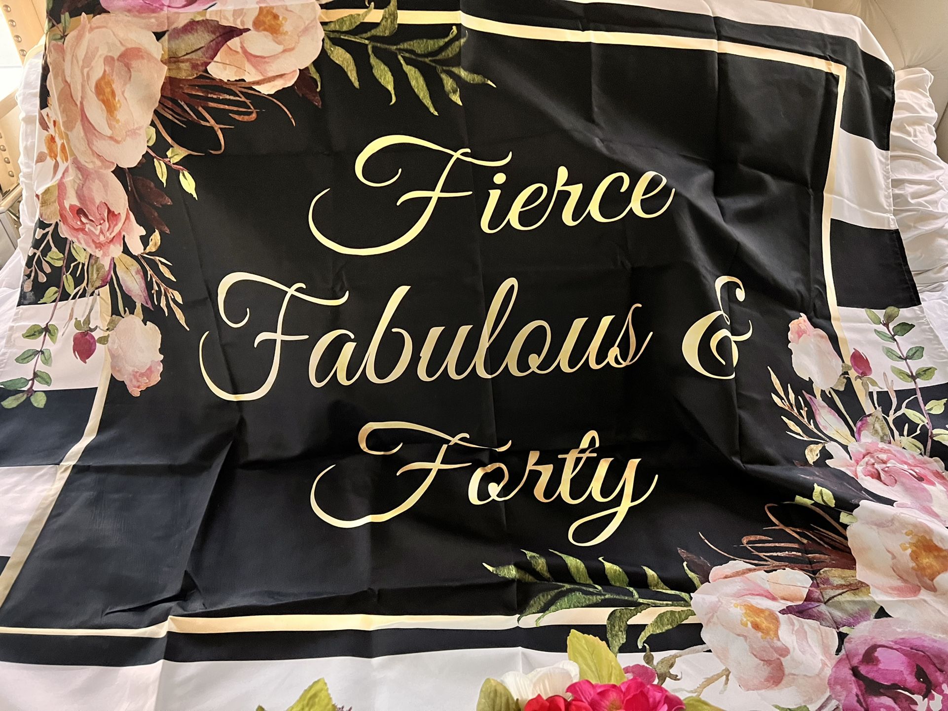 40th Birthday Party Decor bundle 