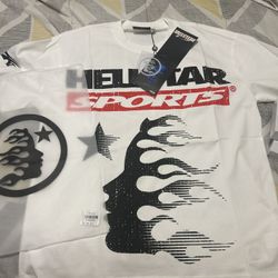 Hellstar Sports White Cotton Shirt