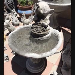 New Water Fountain Made Out Of Cement Perfect Gift For Any Occasion 