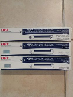 Okidata 52106701 OEM Genuine Black Toner Cartridge Kit Lot