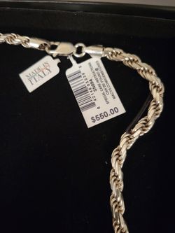 .925 Silver Chain With Original Receipt