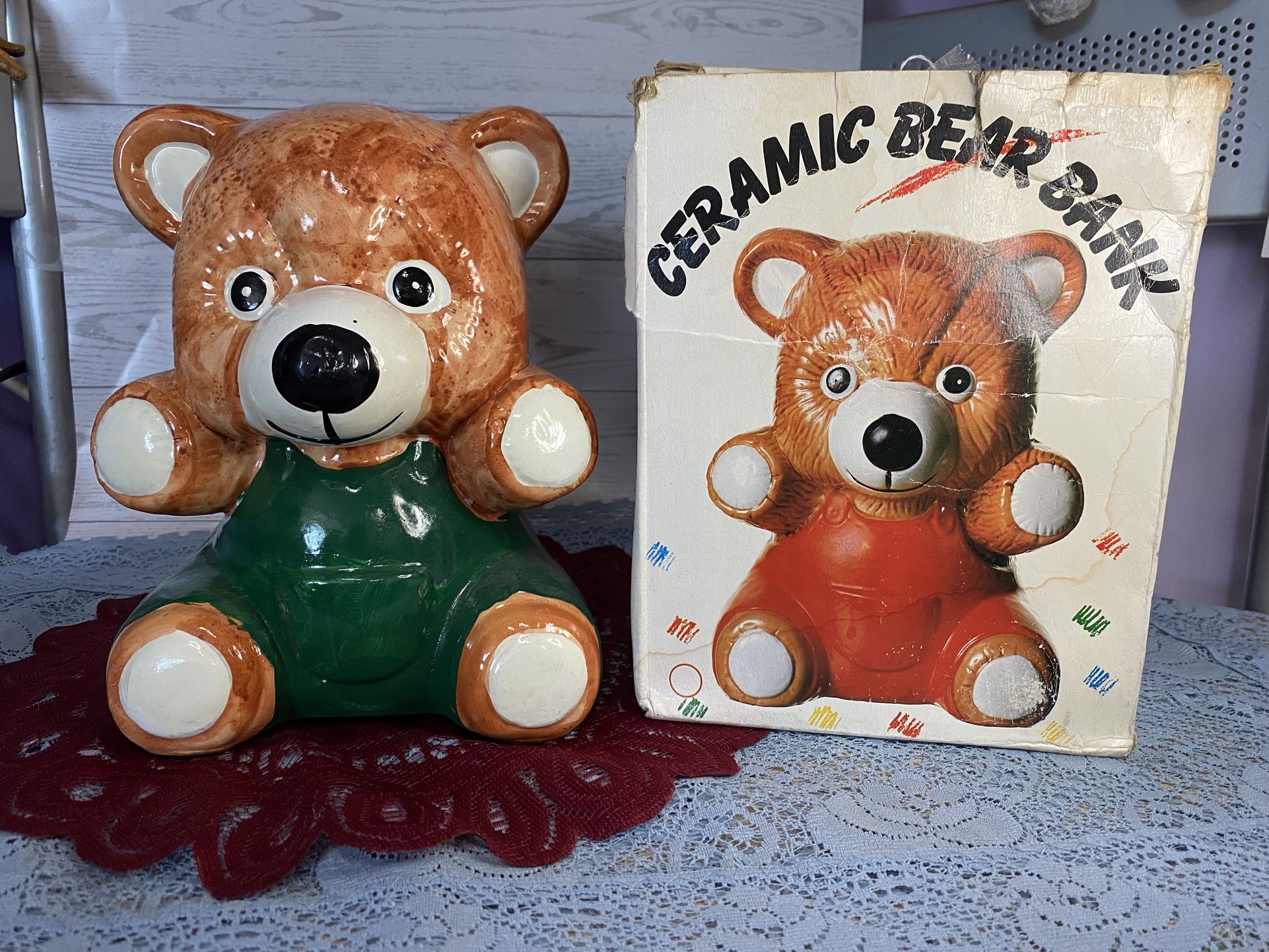 Ceramic Bear Bank