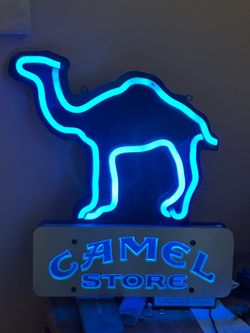 Neon Camel Store Sign