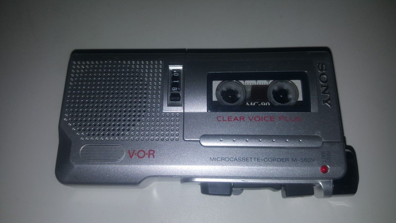 SONY microcassette recorder