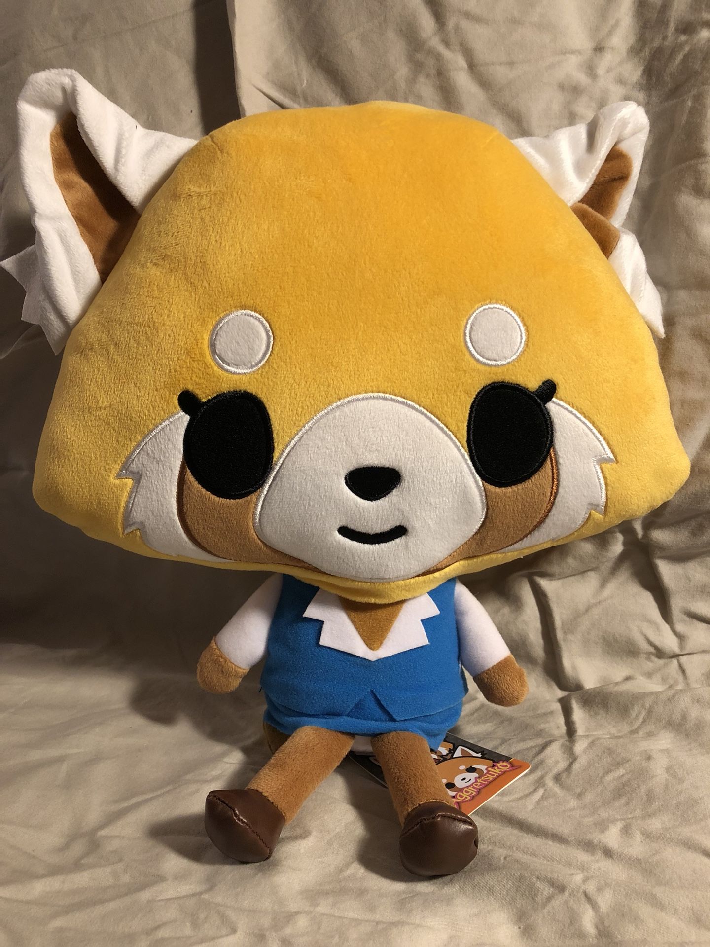 Japan Aggretsuko Regular Retsuko Sanrio Plush Toy Stuffed Doll NWT