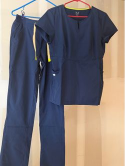 Medelita Navy Blue Scrubs size Small