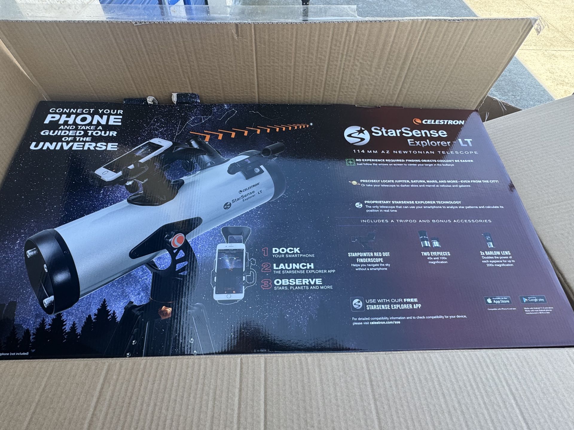 Celestron StarSense Explorer LT telescope π
