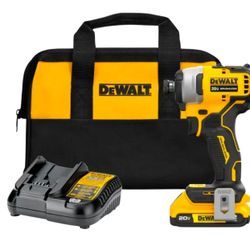 DeWalt DCF809D1R 20V MAX ATOMIC 1/4" Impact Driver 